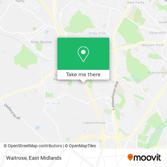 Waitrose map