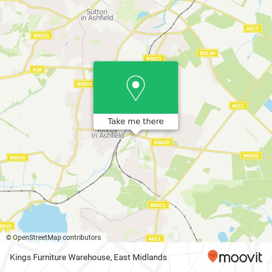 Kings Furniture Warehouse map