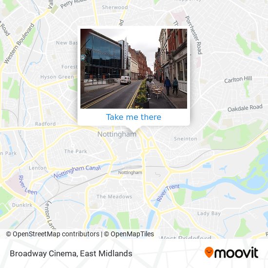 Broadway Cinema map