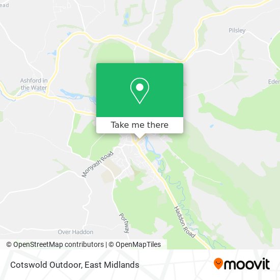 Cotswold Outdoor map