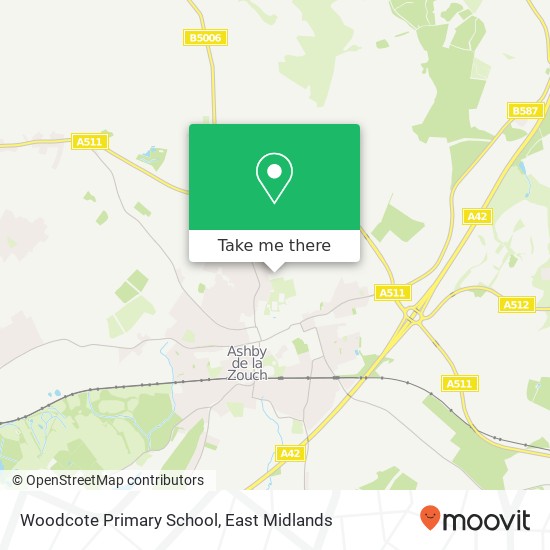 Woodcote Primary School map