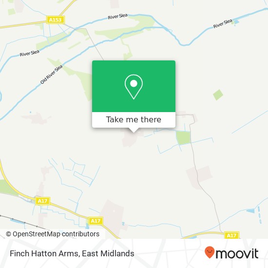 Finch Hatton Arms map