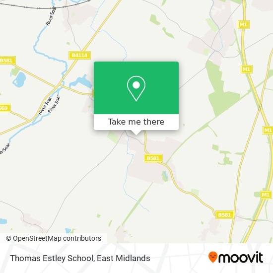 Thomas Estley School map
