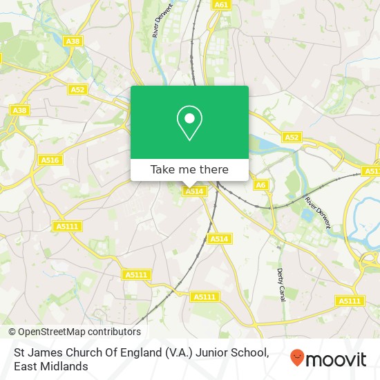 St James Church Of England (V.A.) Junior School map