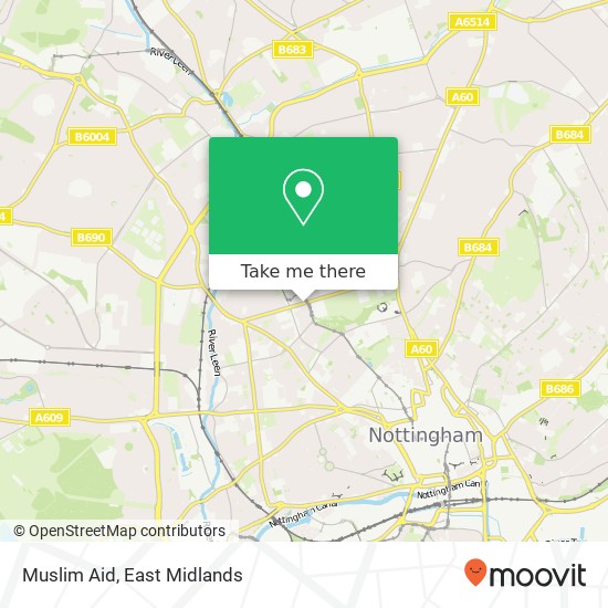 Muslim Aid map