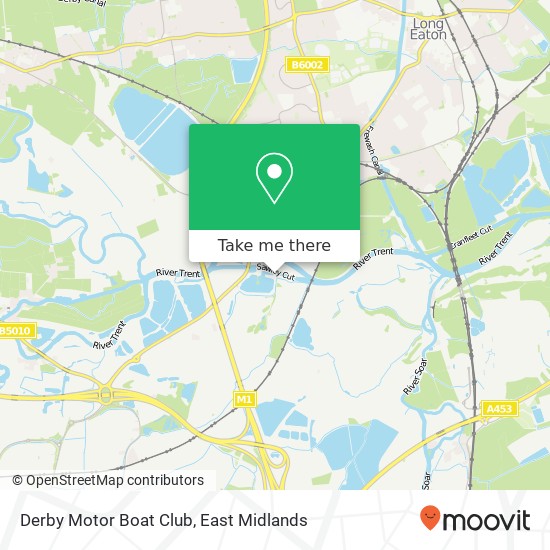 Derby Motor Boat Club map