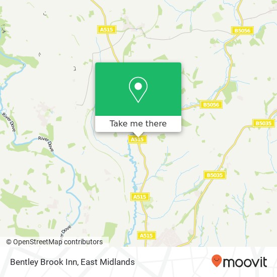 Bentley Brook Inn map