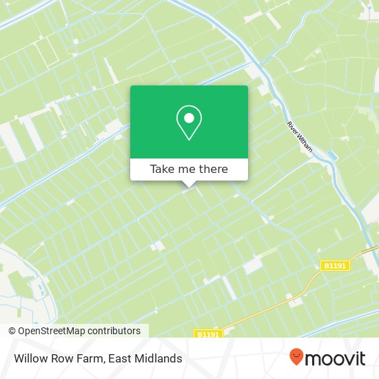 Willow Row Farm map