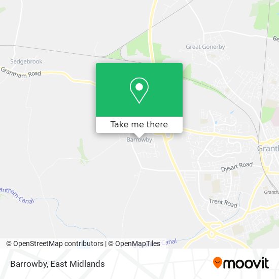 Barrowby map