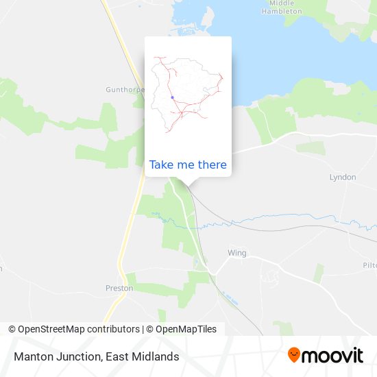 Manton Junction map