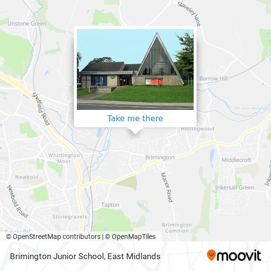 Brimington Junior School map