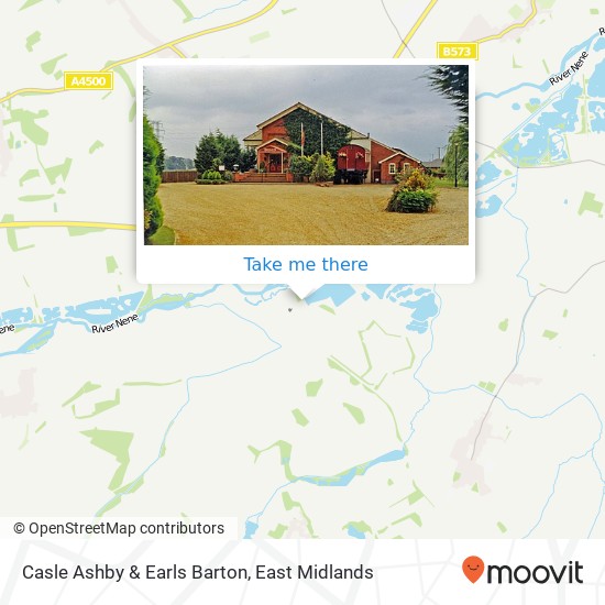 Casle Ashby & Earls Barton map