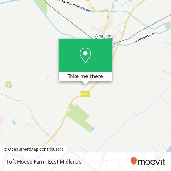 Toft House Farm map