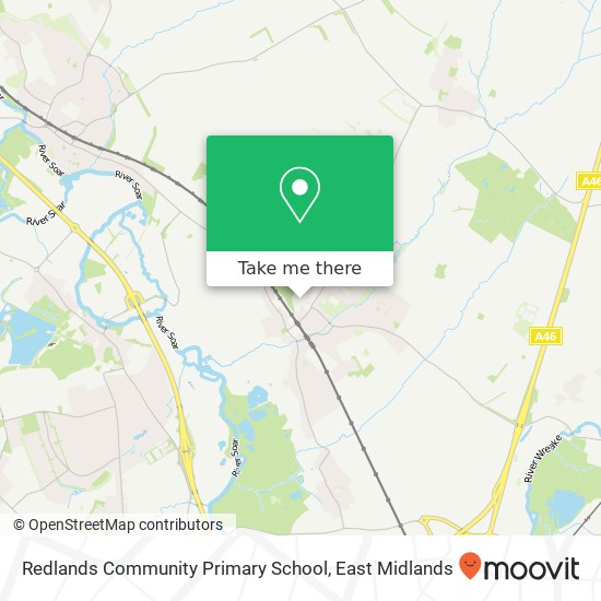 Redlands Community Primary School map