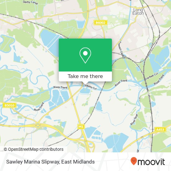 Sawley Marina Slipway map