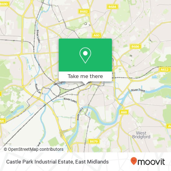 Castle Park Industrial Estate map