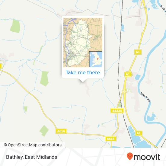 Bathley map