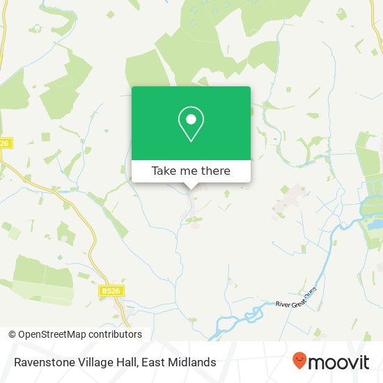 Ravenstone Village Hall map