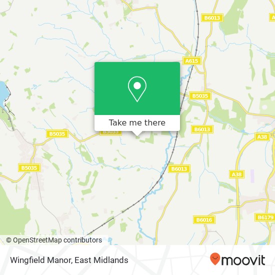 Wingfield Manor map