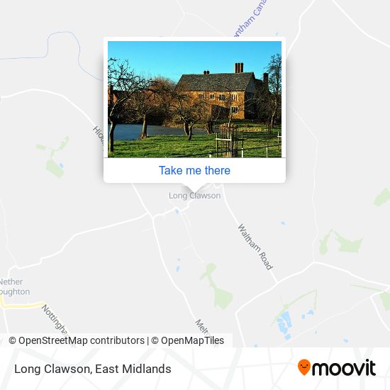 Long Clawson map
