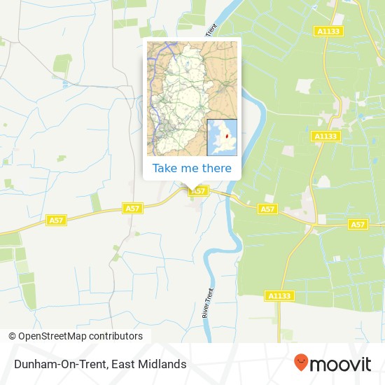 Dunham-On-Trent map