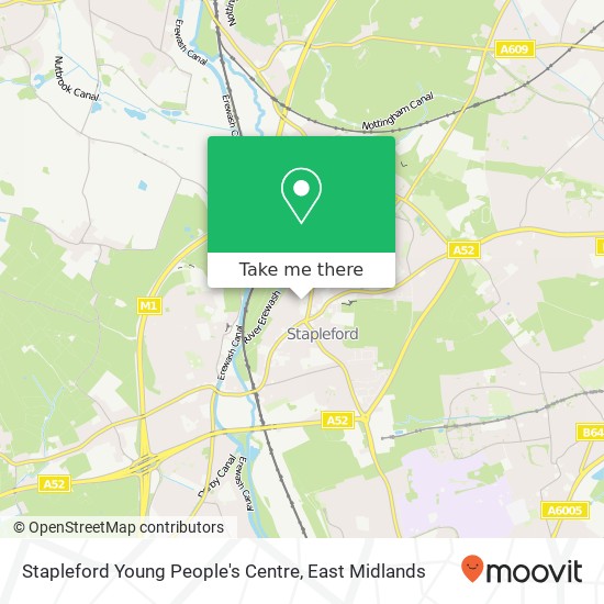 Stapleford Young People's Centre map
