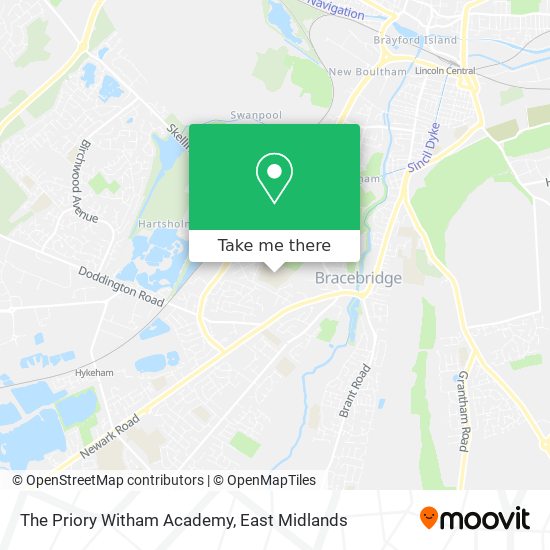 The Priory Witham Academy map