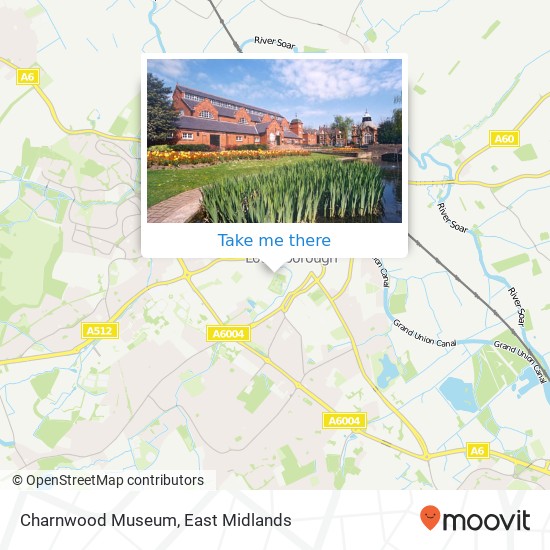 Charnwood Museum map