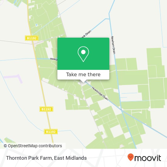 Thornton Park Farm map