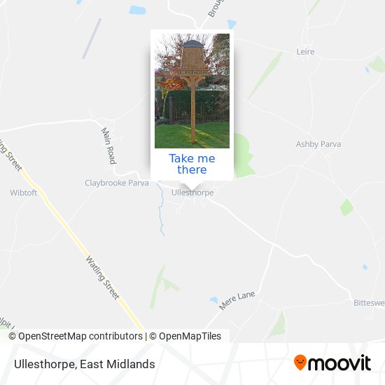 Ullesthorpe map