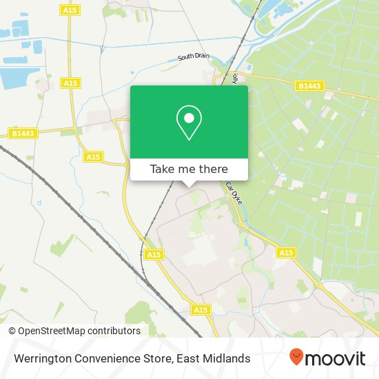 Werrington Convenience Store map
