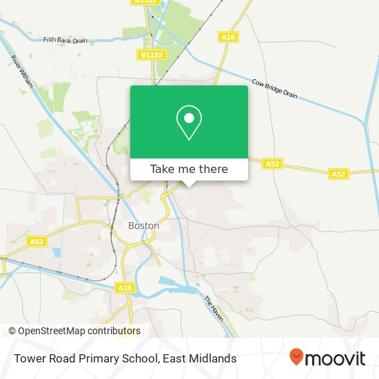 Tower Road Primary School map