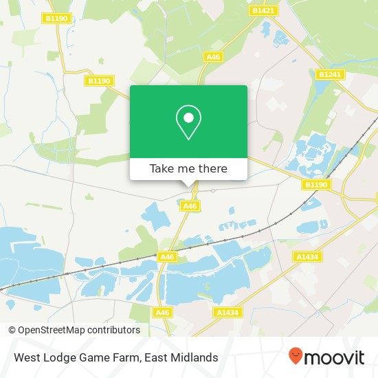 West Lodge Game Farm map