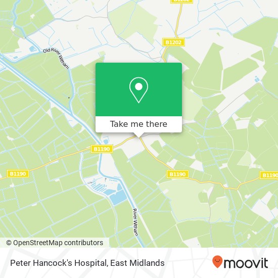 Peter Hancock's Hospital map