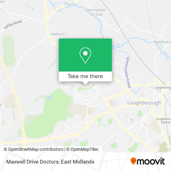 Maxwell Drive Doctors map