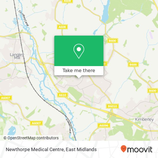 Newthorpe Medical Centre map