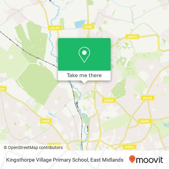Kingsthorpe Village Primary School‎ map