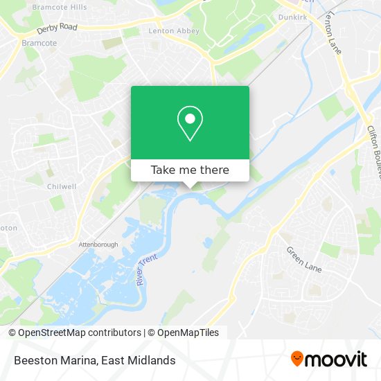 Beeston Marina map