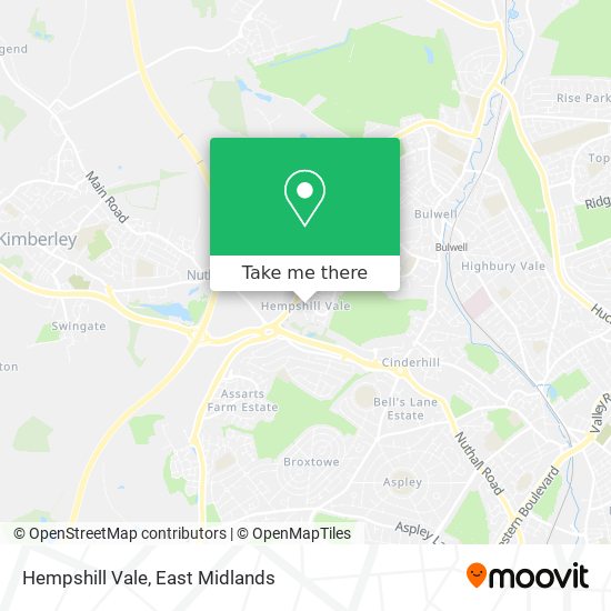 Hempshill Vale map