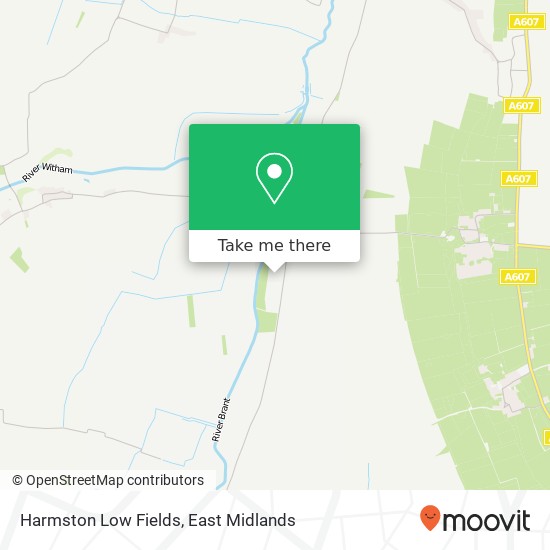 Harmston Low Fields map