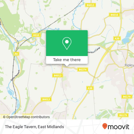 The Eagle Tavern map
