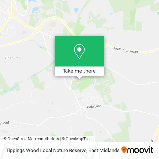 Tippings Wood Local Nature Reserve map