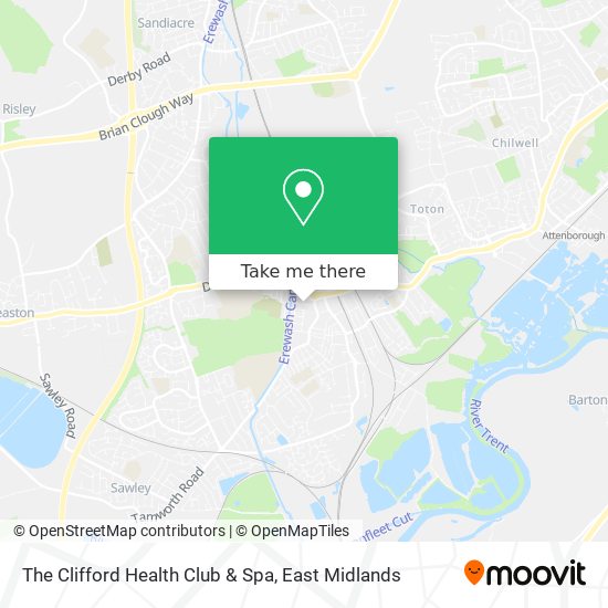 The Clifford Health Club & Spa map