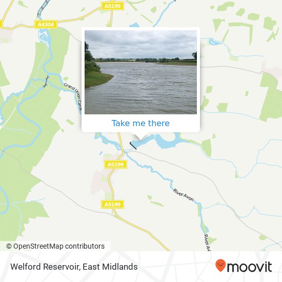 Welford Reservoir map