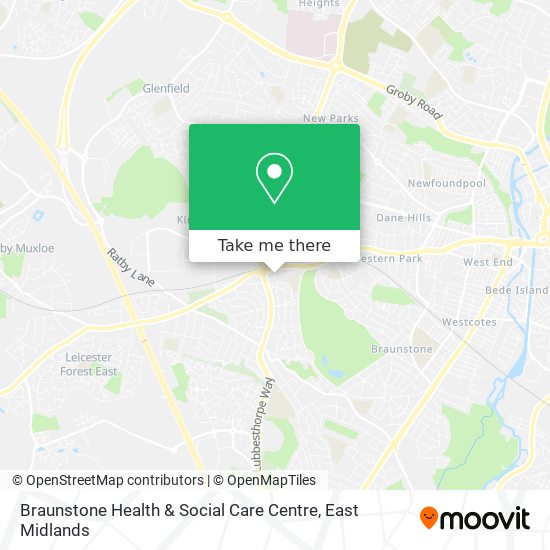 Braunstone Health & Social Care Centre map