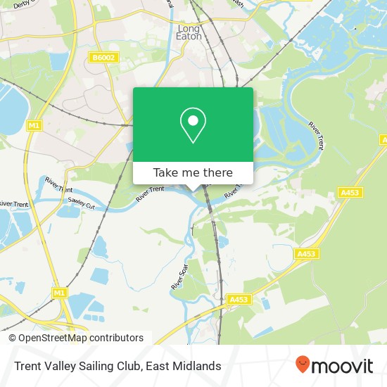 Trent Valley Sailing Club map