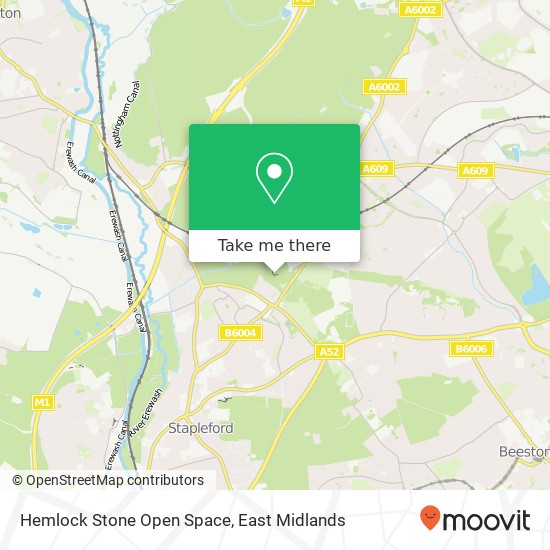 Hemlock Stone Open Space map