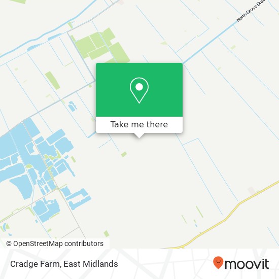 Cradge Farm map