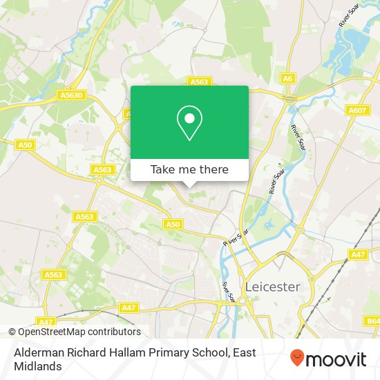 Alderman Richard Hallam Primary School map