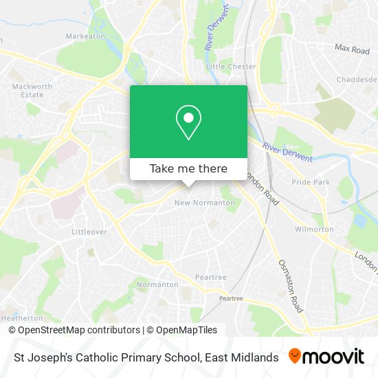 St Joseph's Catholic Primary School map